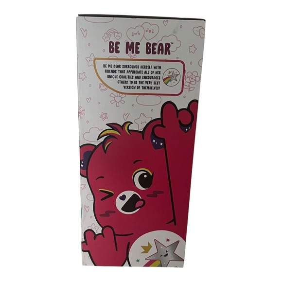 Care Bears Be Me Bear Plush Stuffed Animal Pink Star Caring Earth Recycled - Picture 3 of 4